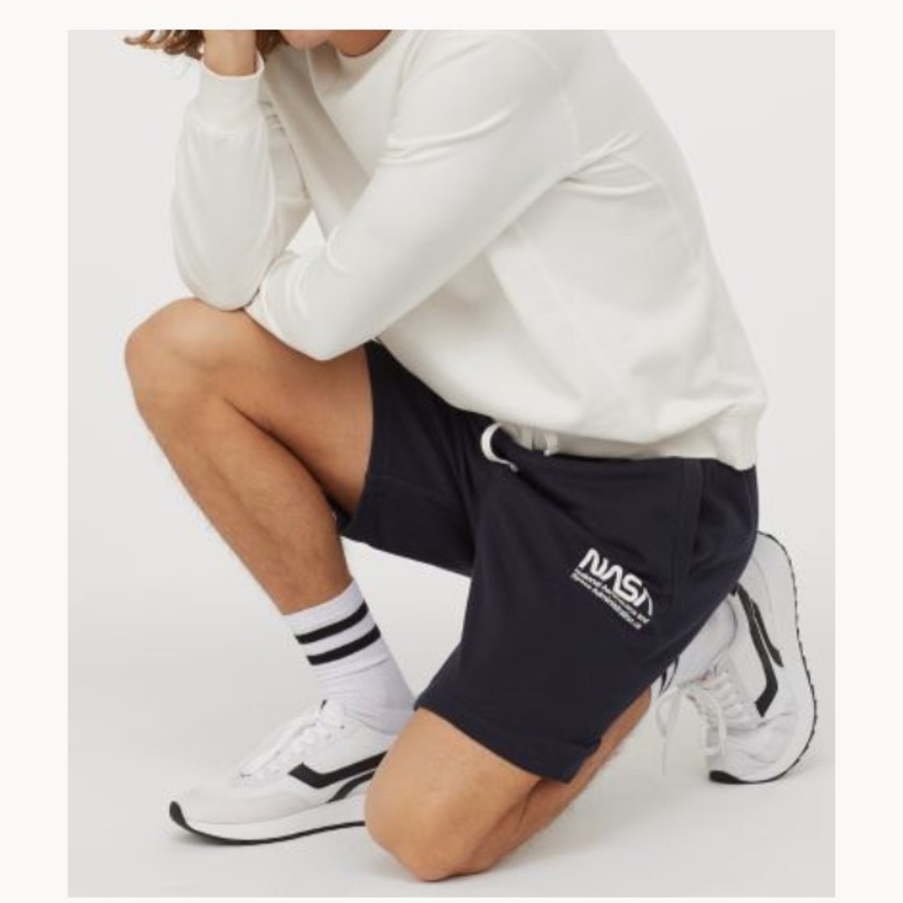 Brand new h&m NASA jogger shorts